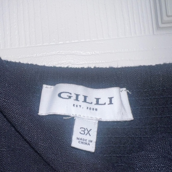 Gilli Navy Blue Tie Front cut Out Dress Size 3XL  EUC - Picture 5 of 8